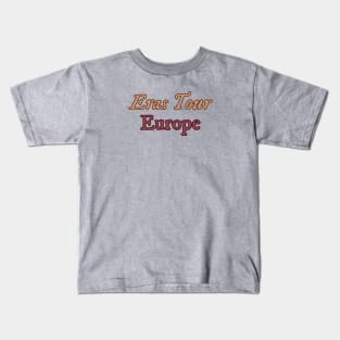 Eras Tour Europe Kids T-Shirt